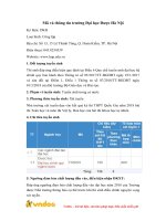 Ma va thong tin truong dai hoc duoc ha noi