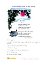 Ly thuyet tieng viet 1 tap doc luy tre