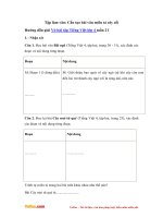 Giai vo bai tap tieng viet lop 4 tuan 21 tlv cau tao bai van mieu ta cay coi