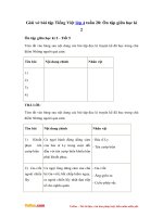 Giai vo bai tap tieng viet lop 4 tuan 28 on tap giua hoc ki 2 tiet 5