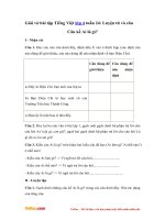 Giai vo bai tap tieng viet lop 4 tuan 24 ltvc cau ke ai la gi