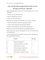 Giai vo bai tap tieng viet lop 4 tuan 29 ltvc mo rong von tu du lich tham hiem