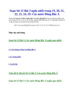 Soạn sử 12 bài 3 ngắn nhất trang 19, 20, 21, 22, 23, 24, 25  các nước đông bắc á
