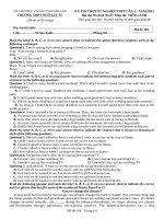 79 Đề Thi Thử Tốt Nghiệp Thpt Môn Tiếng Anh Năm 2023 (Lần 1) - Trường Thpt Ngô Gia Tự, Đắk Lắk (Mã Đề 104).Docx