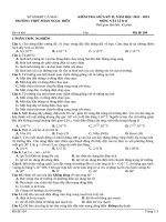 68 Đề Thi Giữa Học Kì 2 Môn Vật Lý Lớp 11 Năm 2022-2023 - Trường Thpt Phan Ngọc Hiển, Cà Mau (Mã Đề 104).Docx