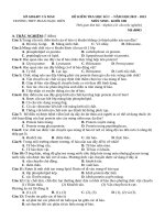 72 Đề Thi Học Kì 1 Môn Sinh Học Lớp 10 Năm 2022-2023 - Trường Thpt Phan Ngọc Hiển, Cà Mau (Mã Đề 003).Docx