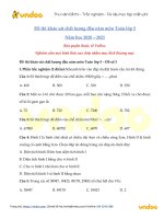 De khao sat chat luong dau nam mon toan lop 5 nam 2020 2021 de so 3