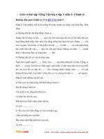 Giai vo bai tap tieng viet lop 4 tuan 5 chinh ta