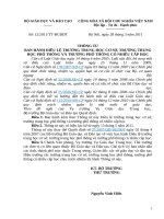 ĐIỀU LỆ TRƯỜNG TRUNG HỌC CƠ SỞ, TRƯỜNG TRUNG HỌC PHỔ THÔNG VÀ TRƯỜNG PHỔ THÔNG CÓ NHIỀU CẤP HỌC