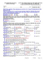 62 Đề Thi Tốt Nghiệp Thpt Quốc Gia Môn Tiếng Anh Năm 2023 (Đề Minh Hoạ Số 1).Docx