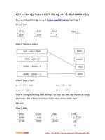 Giai vo bai tap toan 4 bai 3 on tap cac so den 100000 tiep