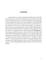 Luận văn tốt nghiệp KHU VỰC MẬU DỊCH TỰ DO ASEAN-TRUNG QUỐC