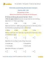 De khao sat chat luong dau nam mon toan lop 5 nam 2020 2021 de so 4