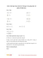 Giai vo bai tap toan 4 bai 161 on tap cac phep tinh voi phan so