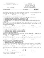 Đề thi thử thpt môn lý  l88  (178)