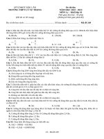 Đề thi thử thpt môn lý  l41  (131)