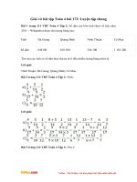 Giai vo bai tap toan 4 bai 172 luyen tap chung