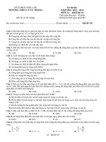 Đề thi thử thpt môn lý  l11  (101)