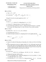 59 Đề Tuyển Sinh Lớp 10 Môn Toán Năm 2021 – 2022 Sở Gd&Đt Đà Nẵng (Đề+Đáp Án).Docx