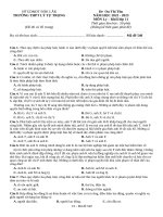 Đề thi thử thpt môn lý 11  (135)