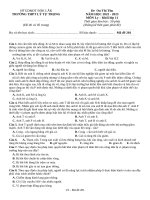 Đề thi thử thpt môn lý 11  (52)