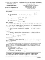 48 Đề Tuyển Sinh Lớp 10 Môn Toán (Chuyên Toán) Năm 2021 – 2022 Sở Gd&Đt Tiền Giang (Đề+Đáp Án).Docx