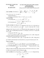 33 Đề Tuyển Sinh Lớp 10 Chuyên Môn Toán (Chuyên) Năm 2021 – 2022 Sở Gd&Đt Hà Nam.docx