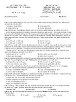 Đề thi thử thpt môn lý 11  (140)