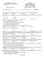 Đề thi thử thpt môn lý  l294  (384)