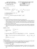 16 Đề Thi Thử Toán Vào Lớp 10 Lần 3 Năm 2021 – 2022 Trường Thái Thịnh – Hà Nội (Đề+Đáp Án).Docx