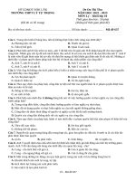 Đề thi thử thpt môn lý 11  (663)