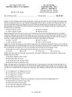 Đề thi thử thpt môn lý 11  (103)
