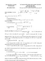 32 Đề Tuyển Sinh Lớp 10 Chuyên Môn Toán (Chuyên) Năm 2021 – 2022 Sở Gd&Đt (Đề+Đáp Án).Docx