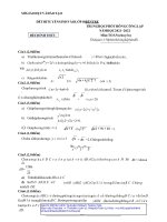 50 Đề Tuyển Sinh Lớp 10 Môn Toán (Chuyên) Năm 2021 – 2022 Sở Gd&Đt Bến Tre (Đề+Đáp Án).Docx