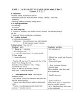 Giao an tieng anh 5 bai 2 tiet 3