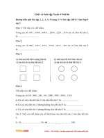 Giai vo bai tap toan 4 bai 86 luyen tap