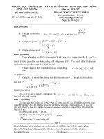 49 Đề Tuyển Sinh Lớp 10 Môn Toán (Chuyên Toán) Năm 2021 – 2022 Sở Gd&Đt Tiền Giang.docx