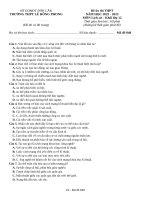 Đề ôn thi lịch sử thpt số 1 (170)