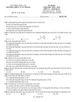 Đề thi thử thpt môn lý  l261  (351)