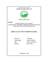 (Khóa Luận Tốt Nghiệp) Đánh Giá Công Tác Giao Đất, Cho Thuê Đất Và Thu Hồi Đất Trên Địa Bàn Huyện Bắc Sơn - Tỉnh Lạng Sơn Giai Đoạn 2015 Đến 2017.Pdf