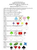 Đề thi giữa học kì 2 môn Toán lớp 6 năm 2022-2023 có đáp án - Trường THPT Phan Ngọc Hiển