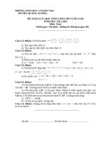 169 Đề Giao Lưu Học Sinh Giỏi Môn Toán Lớp 8 Năm 2012-2013 – Phòng Gd&Đt Quảng Xương.doc