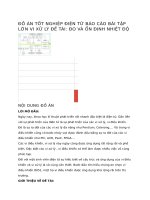 Đồ án tốt nghiệp điện tử báo cáo bài tập lớn vi xử lý đề tài