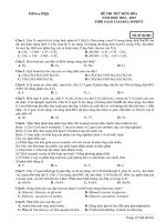 Đề ôn thi thử môn hóa   (608)