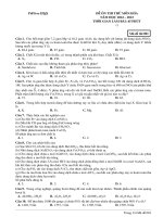 Đề ôn thi thử môn hóa  (198)