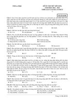 Đề ôn thi thử môn hóa  (15)