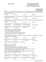 Đề ôn thi thử môn hóa  (28)