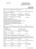 Đề ôn thi thử môn hóa   (881)