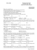 Đề ôn thi thử môn hóa   (678)