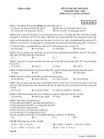 Đề ôn thi thử môn hóa  (220)